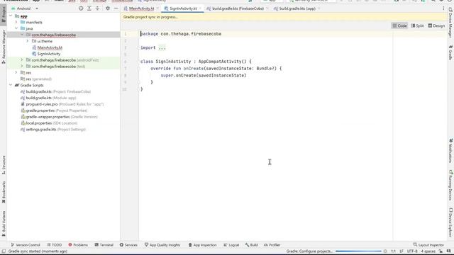 Pemrograman Android 1-Autentikasi dengan Firebase