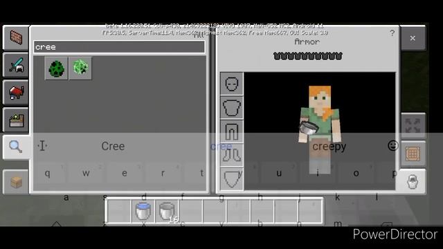 Test some tricks that work on both java and pocket edition. Minecraft #2