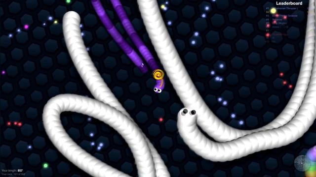 Slither.io 001 Hacker Snake vs 11799 Giant Snakes Epic Slitherio Gameplay