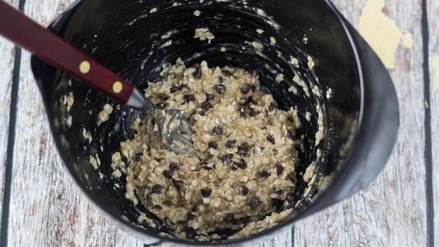 Здоровое печенье из банана