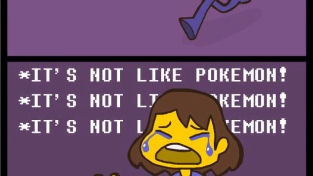 Its Not Like Pokemon...(Undertale Comic Dub)