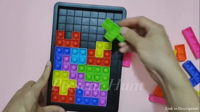 Pop It Fidget Tetris Jigsaw Puzzle Toy