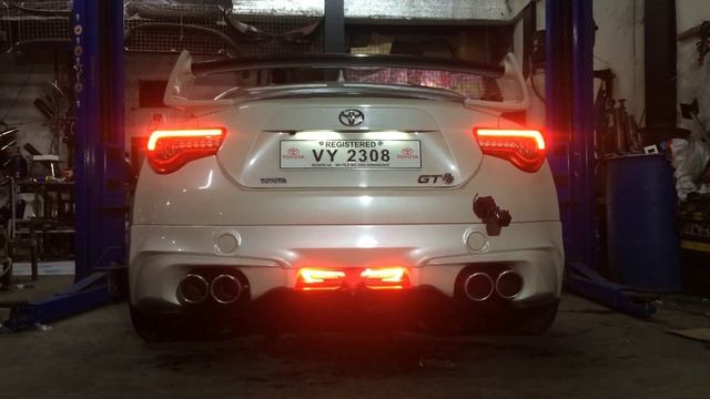 2017 Toyota 86 full exhaust system