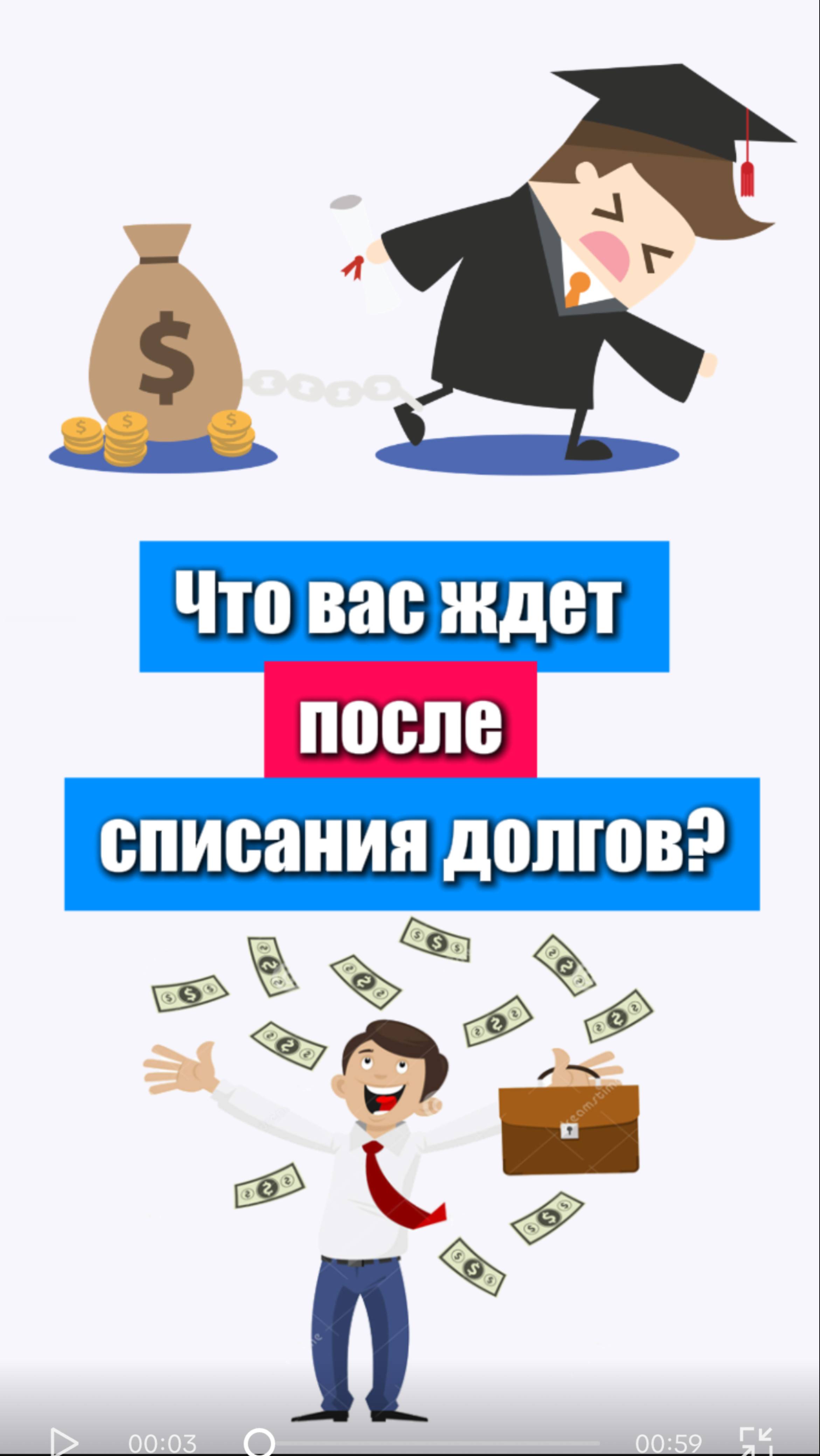 Что Вас ждет после процедуры списания долгов?