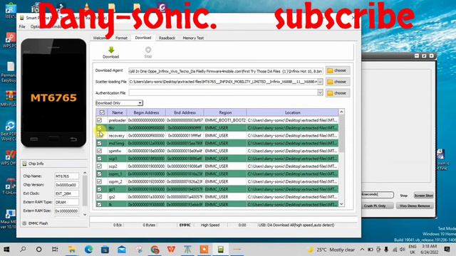 Flashing Easybuy Mtk Phone With An SP Flash Tool. Dany-sonic
