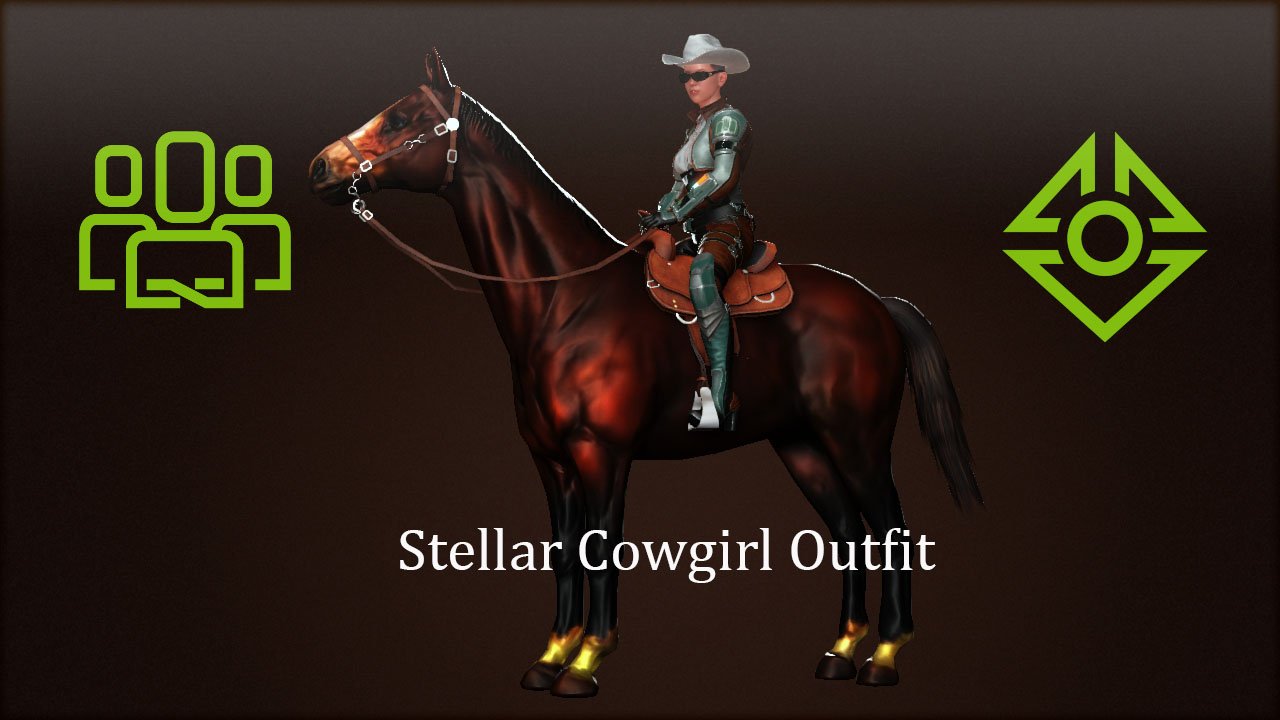 Stellar Cowgirl Outfit iClone Character Creator