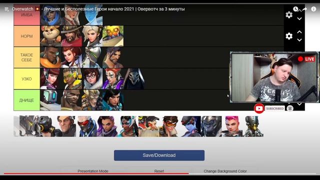 ?Re-ACTION?  Реакция на Overwatch -Лучшие и Бесполезные Герои начало 2021  Овервотч за 3 минуты