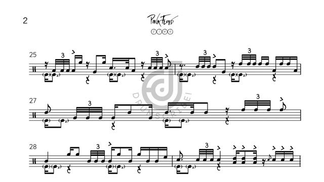 Pink Floyd - Time (Drum transcription) | Drumscribe!