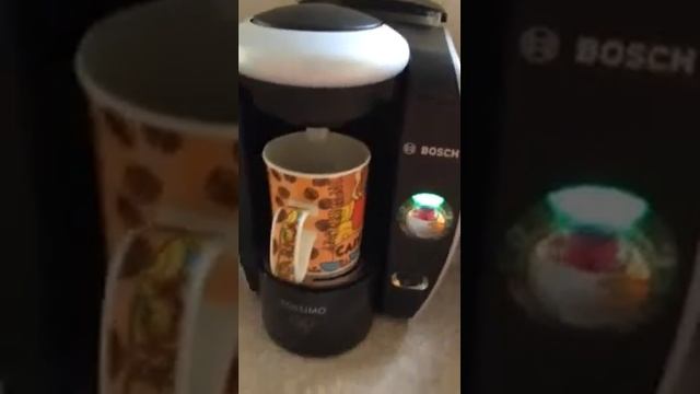 Using Bosh Tassimo coffee maker