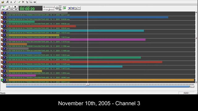 11-10-2005 - Channel 2, 3 & 5 - CASO Dispatch