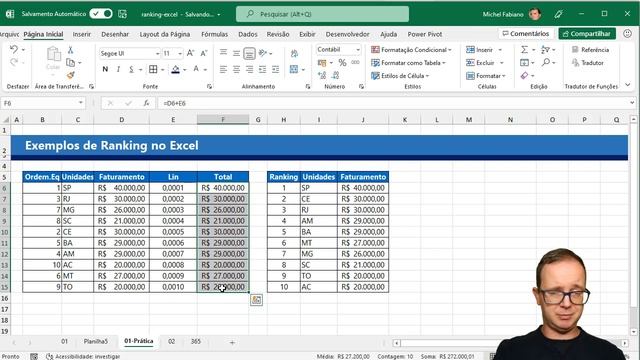 COMO CRIAR RANKING NO EXCEL | EXEMPLOS PRÁTICOS