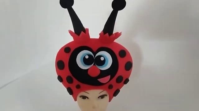 Поролоновая маска Божья коровка