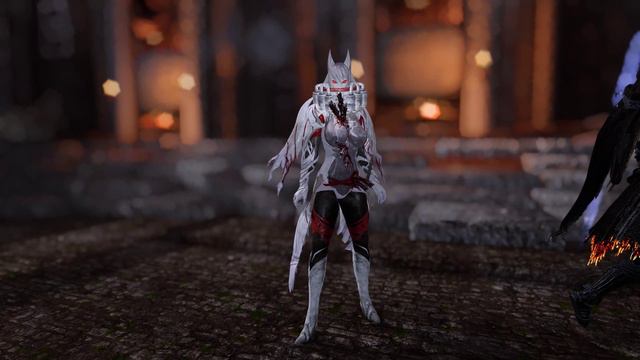 SKYRIM MOD | Code Vein: Queens Knight & Queens Vanguard | 4K