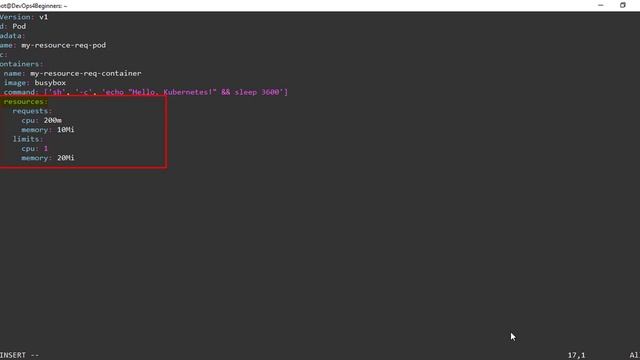 7. Kubernetes: Resource Requirements