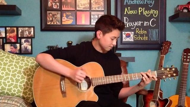 Prayer in C - Robin Schulz Remix - Fingerstyle Guitar Cover