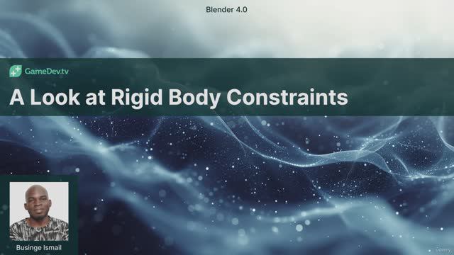 9a. A Look at Rigid Body Constraints