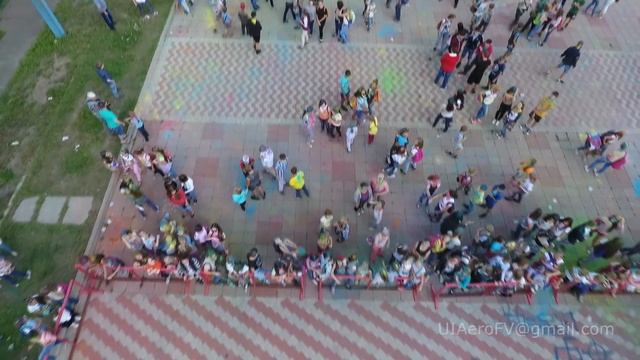 Фестиваль красок Усть-Илимск август 2016