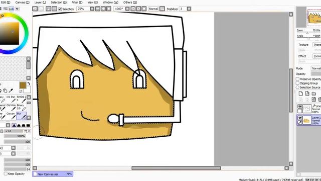 Как нарисовать значок для канала //Paint Tool SAI