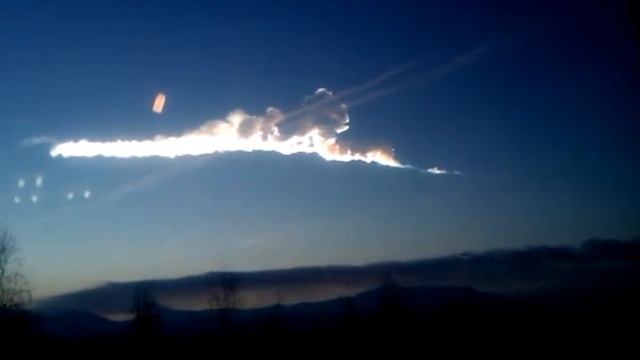 10 секунд после пролета метеорита в Карабаше 15.02.2013