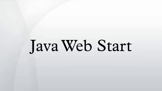 Java Web Start