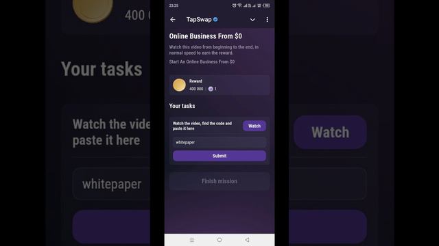 TapSwap код (Online Business From 0$) на 07.09.2024 #tapswap #tapswapcode #crypto