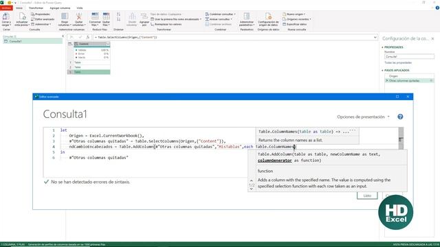 Como combinar o anexar tablas con diferente encabezado en Power Query | Hablando de Excel