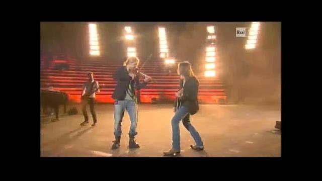 Endriukas live with David Garrett - "The 5th" by Beethoven - Arena di Verona
