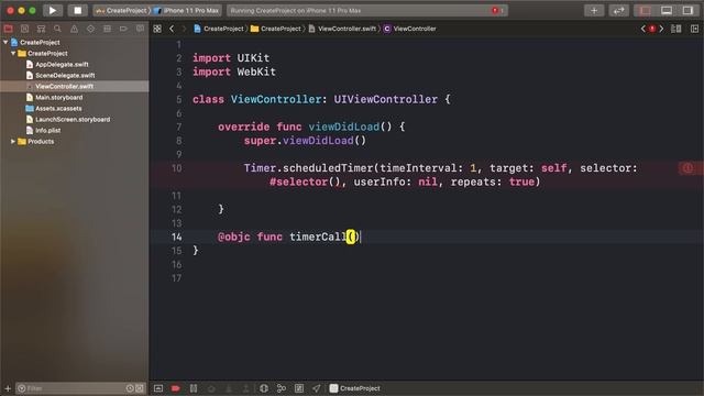 31. Timer | SWIFT Tutorial | Learn SWIFT For Beginners | CodeWithHubbleApps |