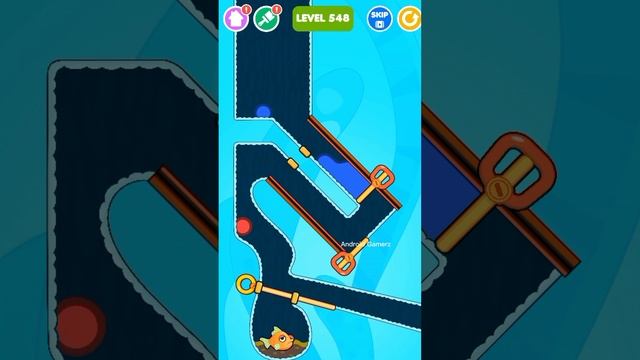 Save The Fish Pull The Pin Game Level 440-455 | Fishdom Mini Games Ads | Rescue The Fish