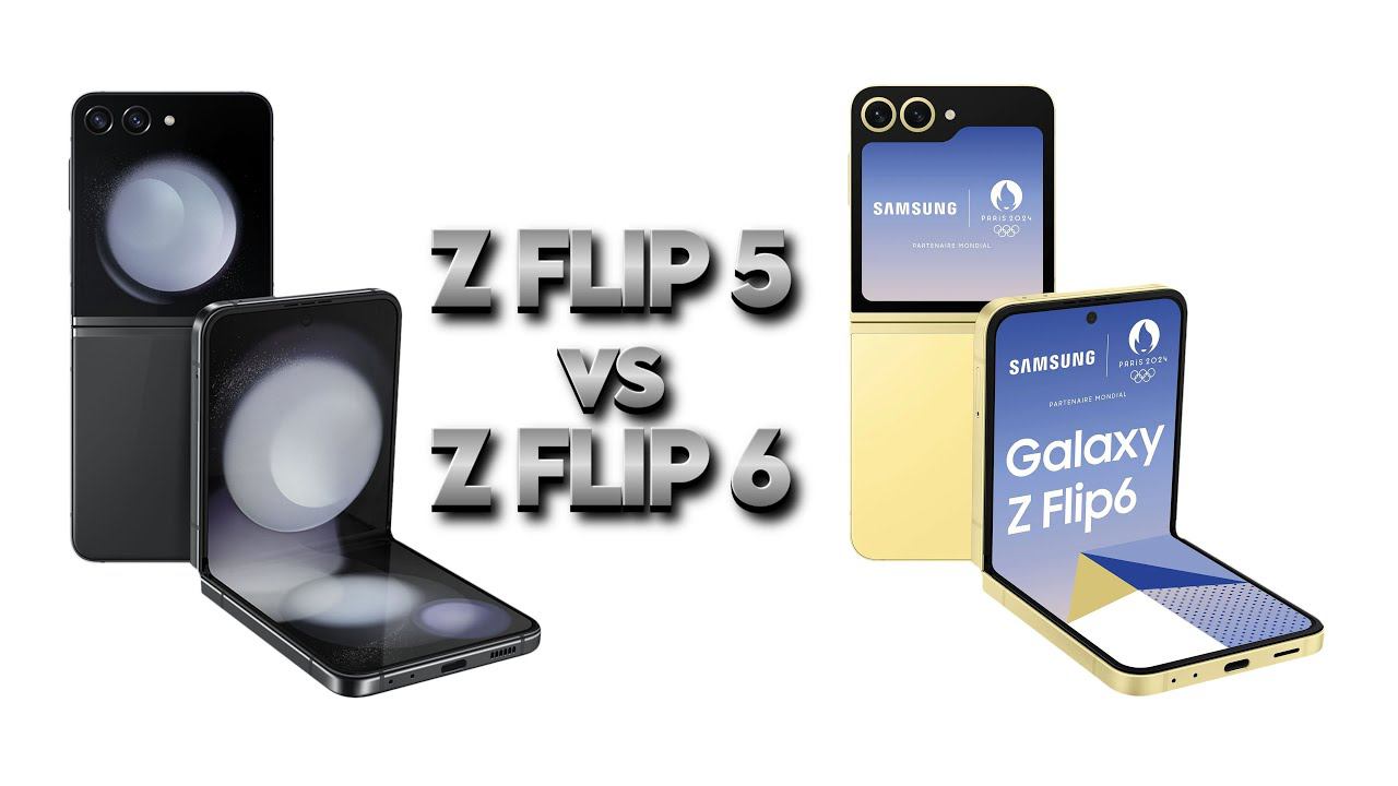 Сравнение Galaxy Z Flip 5 и Flip 6