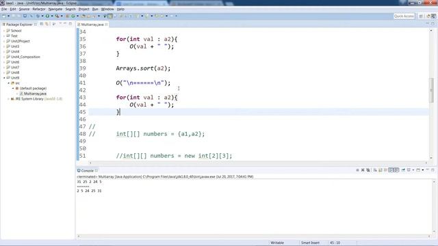 Java Programming 1 - Advanced Array Concepts Part 2/2