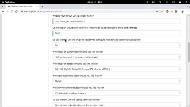 Installation de JDK MAVEN NODEJS GIT  JHIPSTER sur UBUNTU