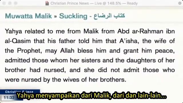 Christian Prince  Menyusui Pria Dewasa dalam ajaran Islam