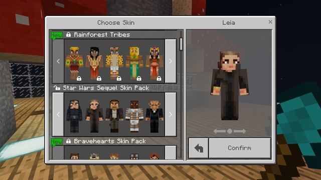 Minecraft Star Wars Sequel Skin Pack
