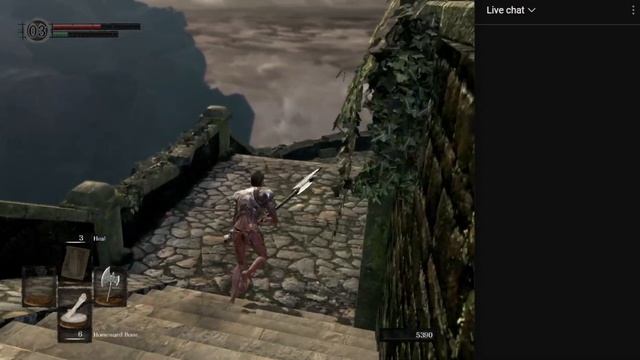 Livestream Dark Souls Remastered Perma-Death  No Estus  Bonfire RP 21 on Windows 10 PC