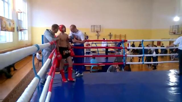 Кубок РБ по К-1, Полоцк,2015 Слава 1 бой