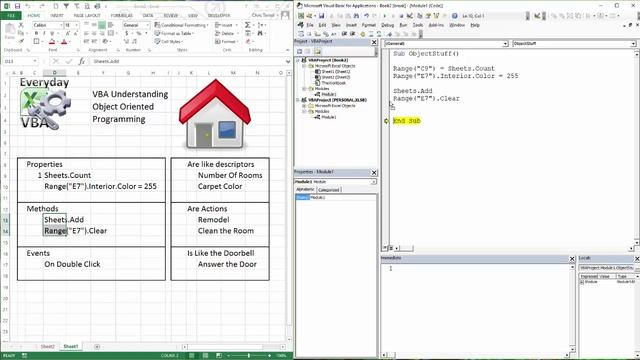 Object Oriented Programming Concepts in Excel VBA (Macros)