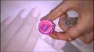 Водный маникюр. Матовый маникюр. Сердечко. Water Marble Nail Art. Heart.