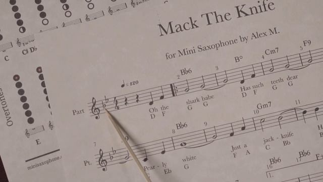 Learn How to Play "Mack the Knife" on the Mini Sax