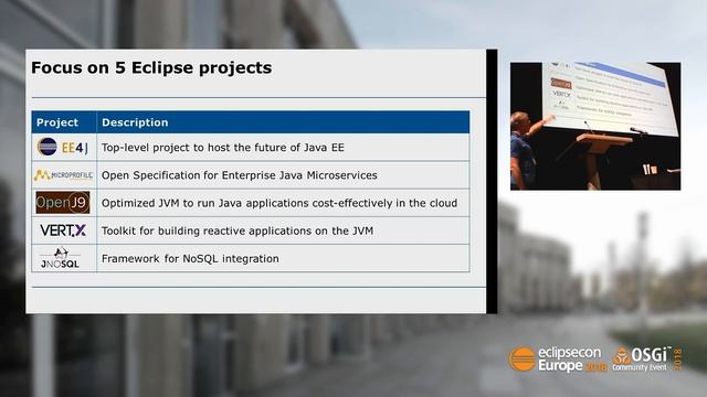 From Java EE to Jakarta EE: a user perspective | EclipseCon Europe 2018