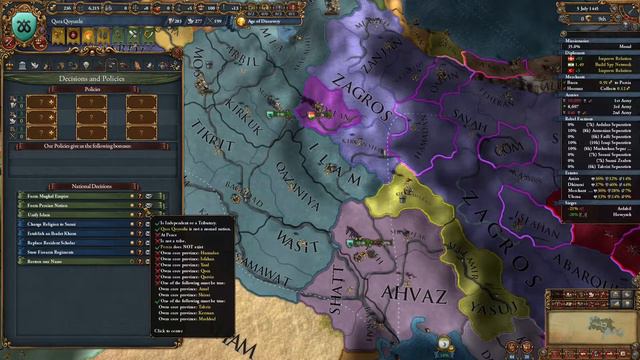 Europa Universalis IV: 1.32 - Flavor Universalis Qara Qoyunlu - Ep.1 - The Black Sheep Rises