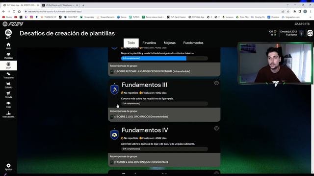 COMO CONSEGUIR TUS PRIMEROS SOBRES EN LA WEB APP FC 24 + ERROR AL ENTRAR