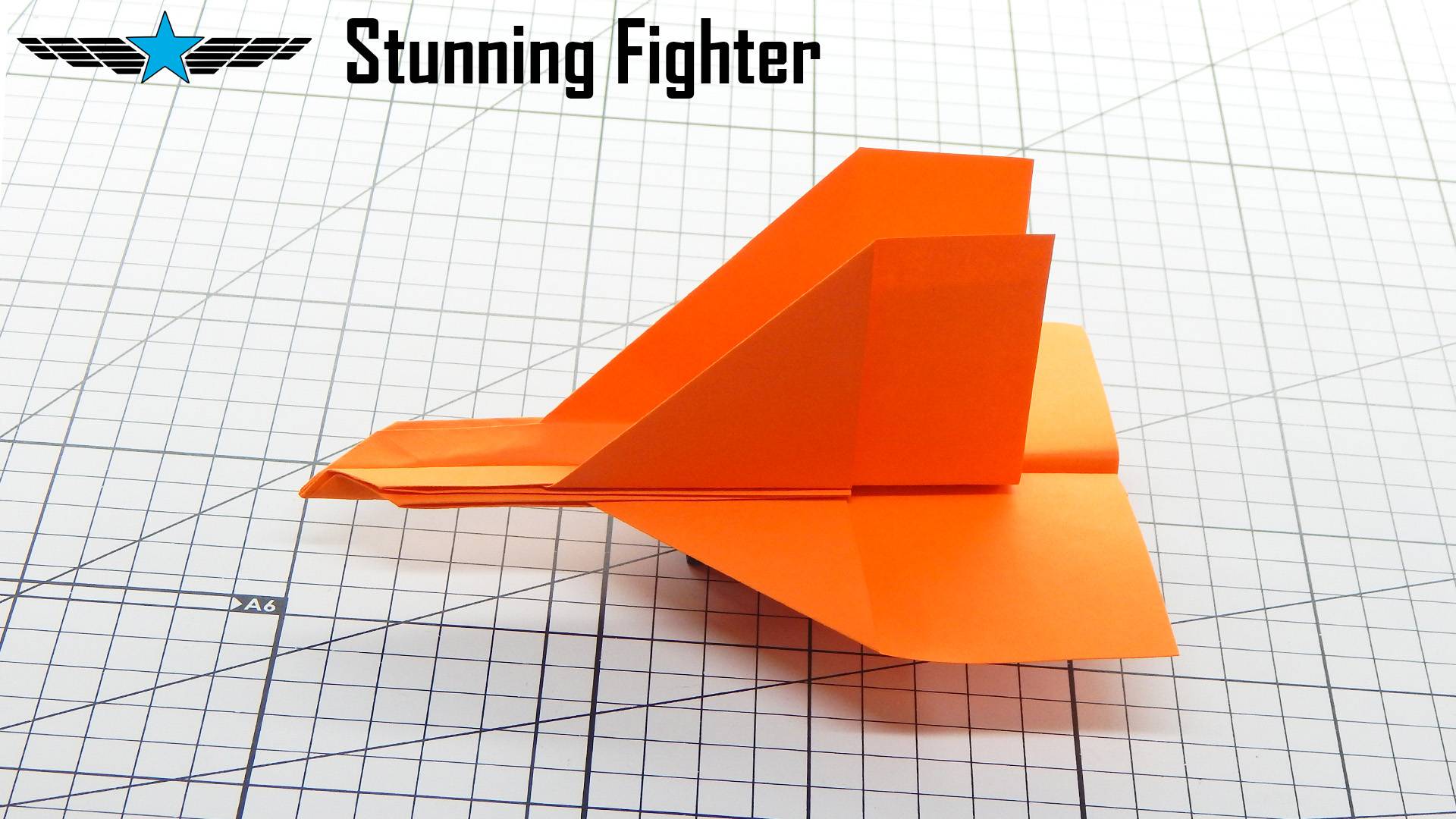 Искусство бумажной войны — создание истребителя оригами