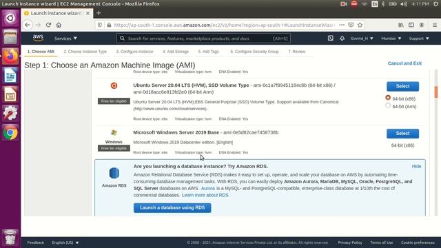 Create Free Account in AWS - Marathi | Create Ubuntu EC2 instance in AWS - Marathi |  AWS in मराठी
