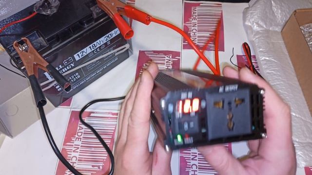 Инвертор с правильной (немодулированной) синусоидой 12/220v 1400w с AliExpress