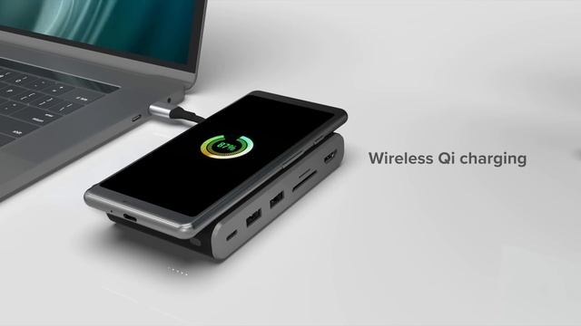 Зарядка для ноутбука и смартфона