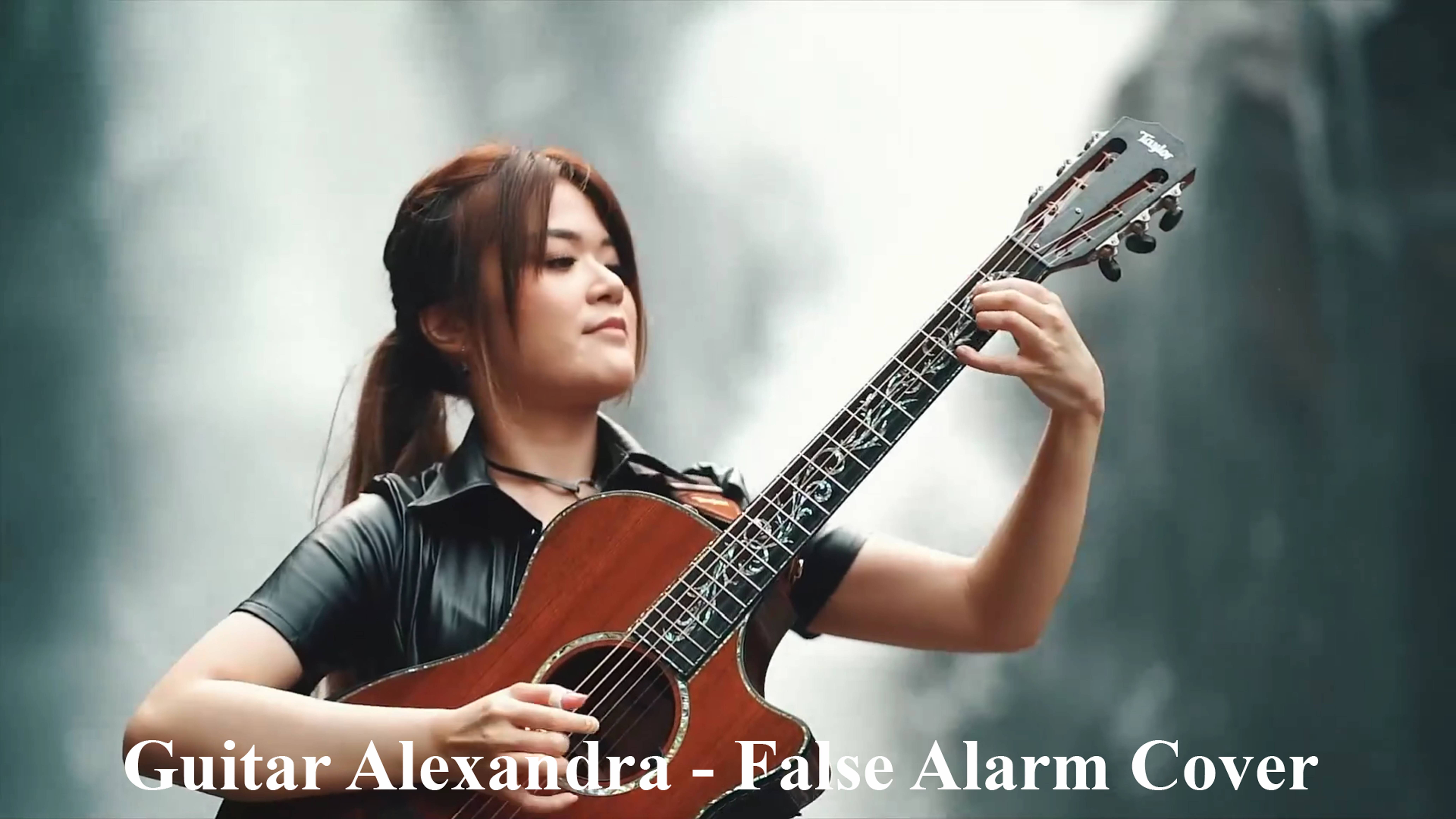 Guitar Alexandra - False Alarm Cover