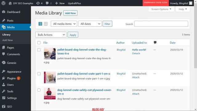 Delete Images from a WordPress Post or Page