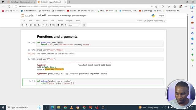 Day 70- 90 days of Analytics : Function Arguments
