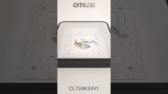 Citilux Купер CL724K24V1 LED Светильник потолочный Чёрный #shorts